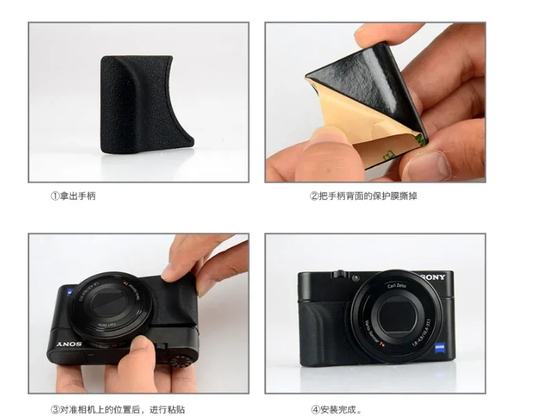 Photography Hand Grip Scratch Resistant AG R2 Anti Slip Camera Attachment Parts For Sony RX100 RX100M5 RX100M4 RX100M3 camera