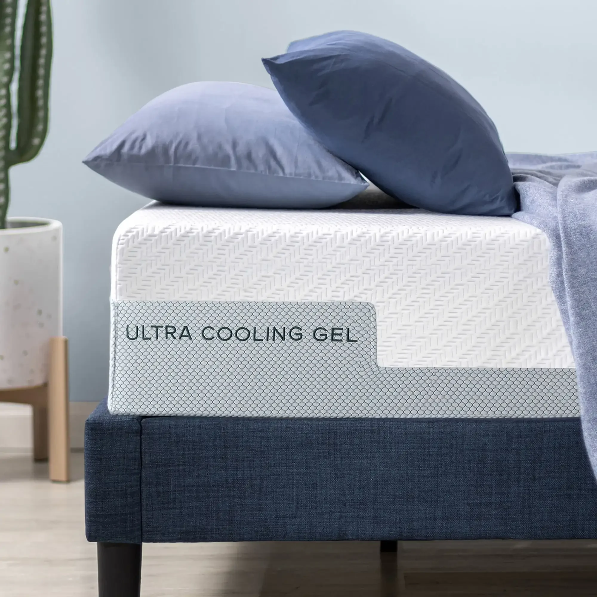 Ultra Cooling Gel Memory Foam Mattress Made of US Foam and Global Materials Twin