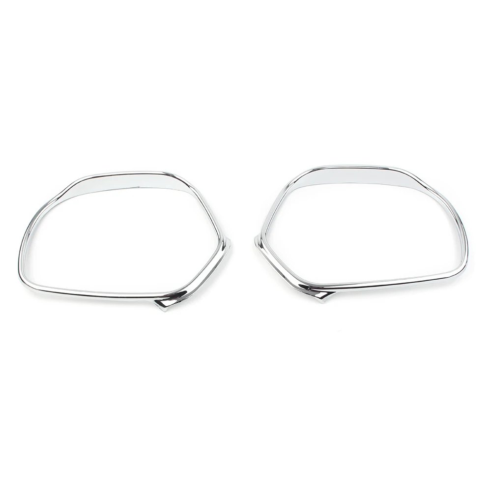 2x Motorbike Rearview Side Mirrors Trim Decoration For Honda Gold wing GL 1800 Goldwing 2001-2011 Chrome ABS