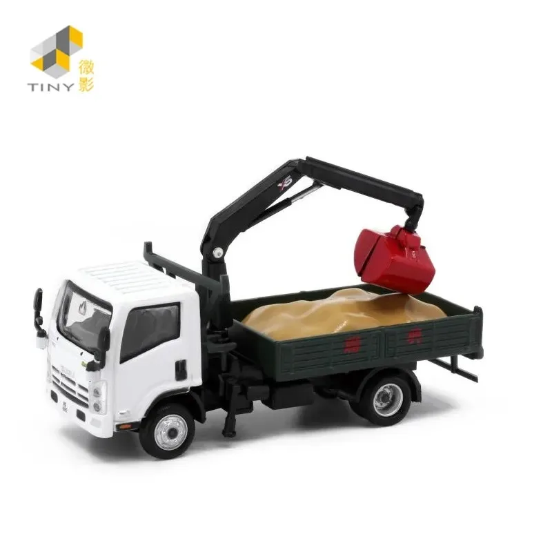 Tiny 1:76 Isu-zu N Series Grab Lorry NO.193 Alloy Simulation Model Car