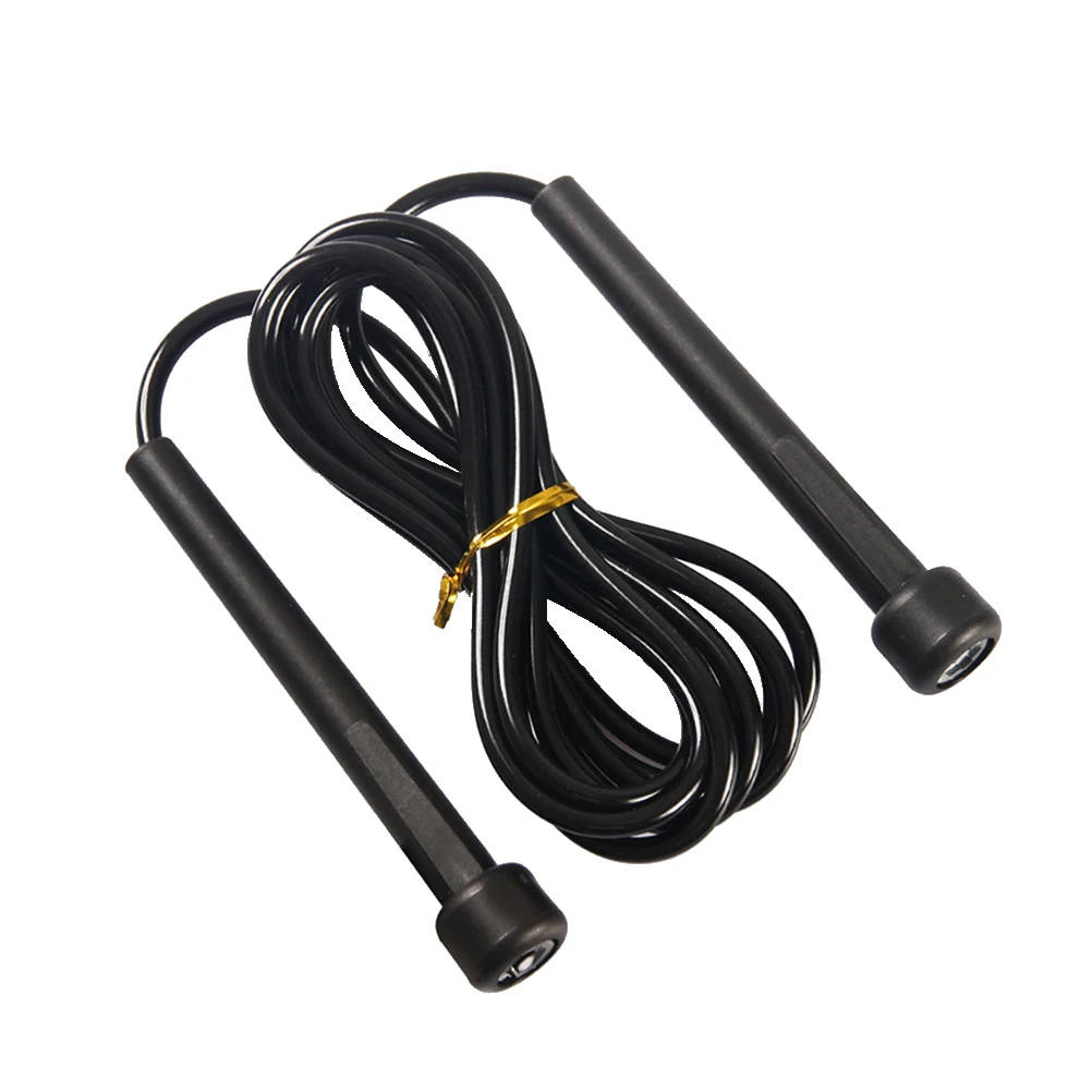 

Adjustable Skipping Rope with Skin-friendly with Handles for Students and Adults (Black)