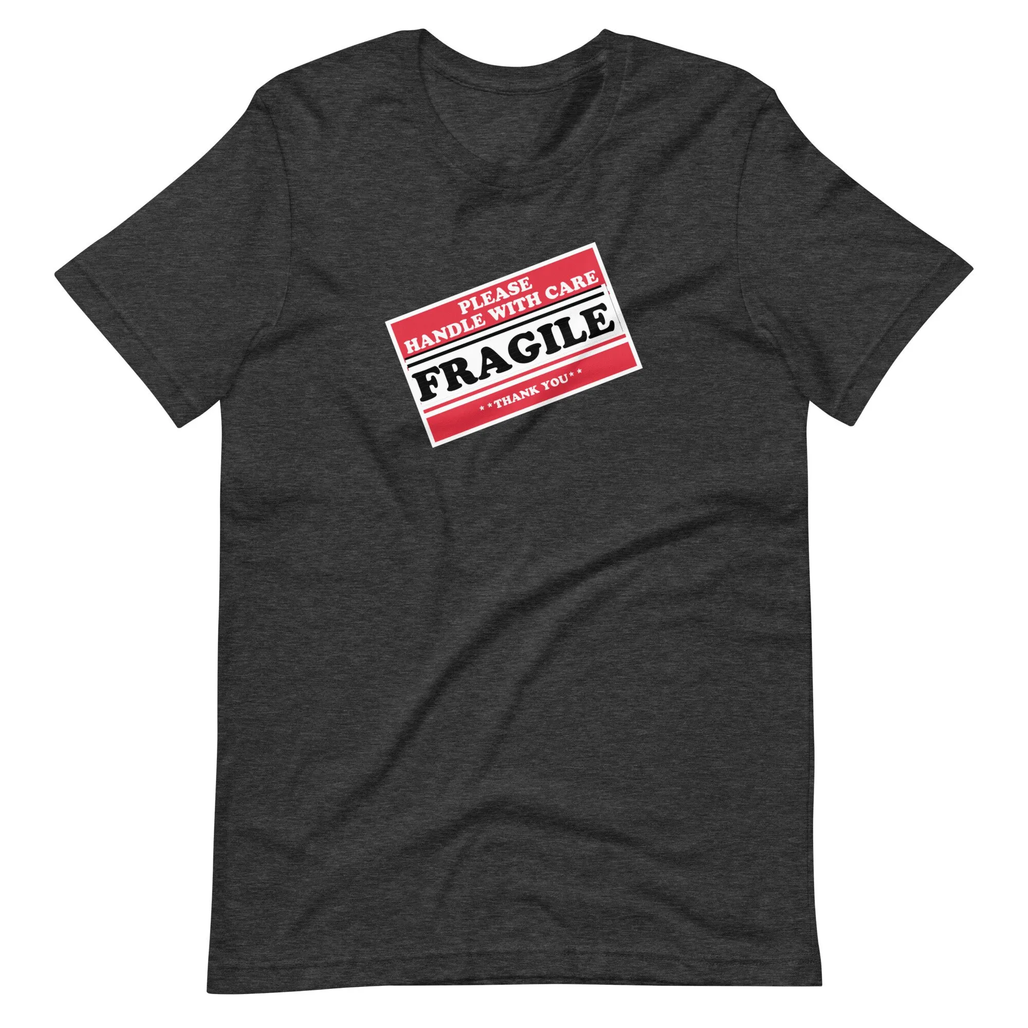 Fragile T Shirt Sarcastic Adult Funny Gift Emo Silly Twisted Punk Gag