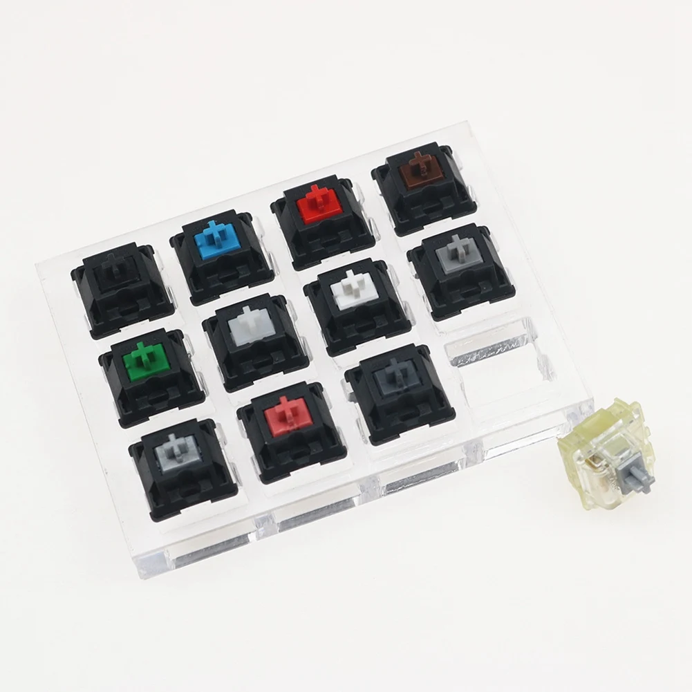 

AY14 -Switch Tester With Acrylic Base For Cherry MX Mechanical Keyboard Mechanical Keyboard Switch With Key Puller