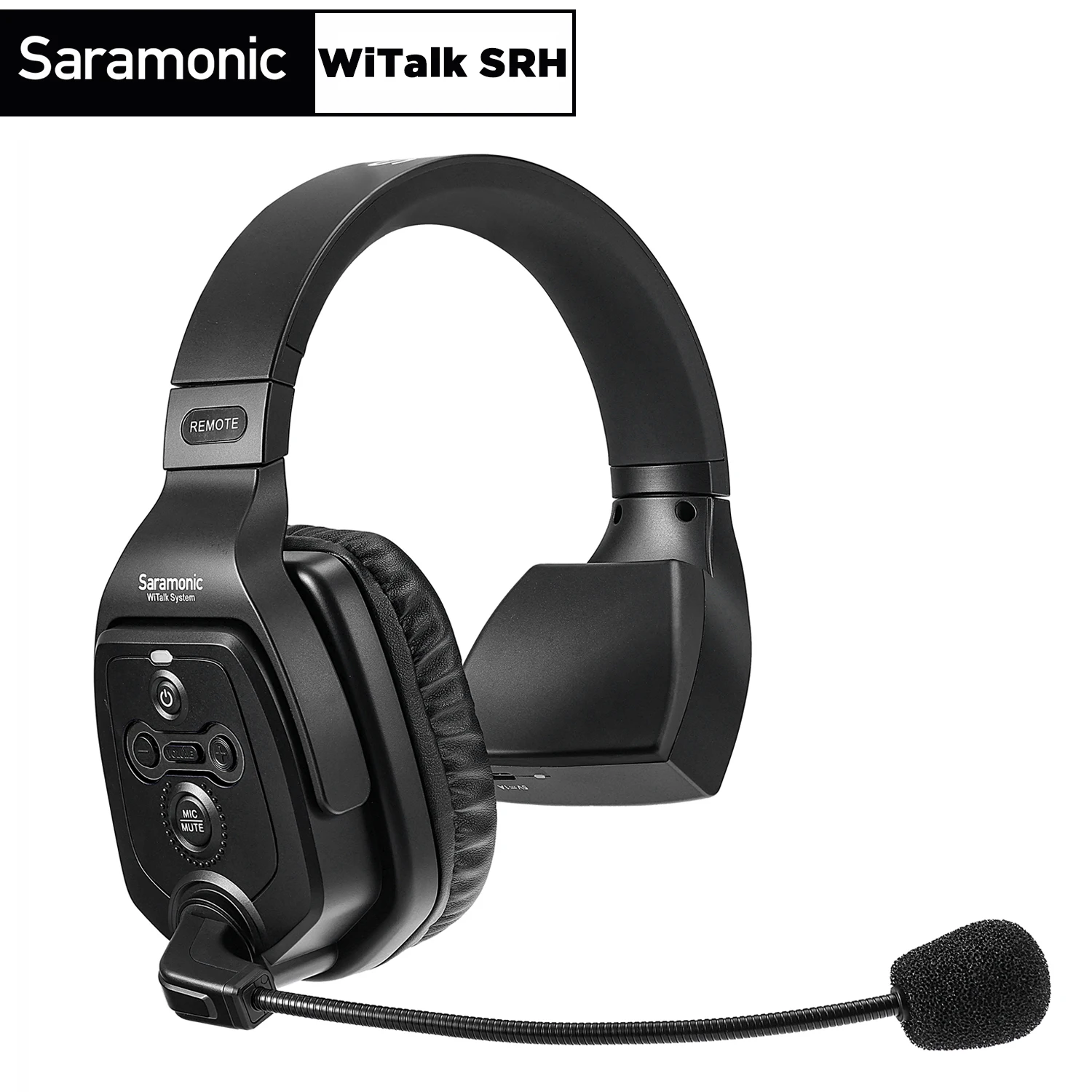 

Saramonic WiTalk SRH Single-ear Master Headset for WiTalk WT5D Full-Duplex Communication Wireless Intercom Headsets Microphone