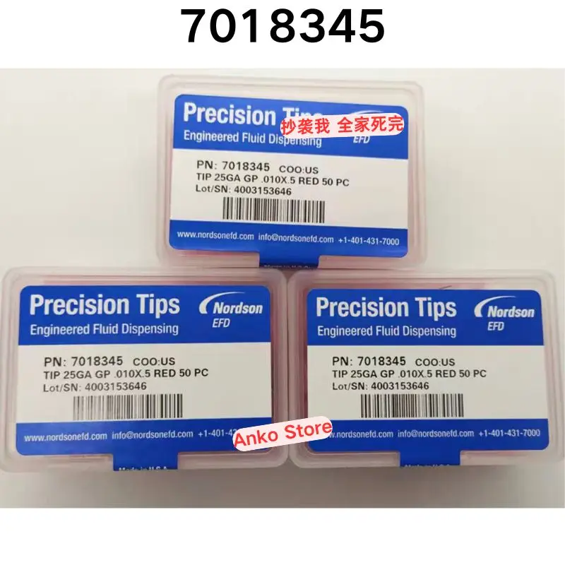 Brand-new  7018345 stainless steel precision dispensing needle red TIP 25GA GP.010X. 5