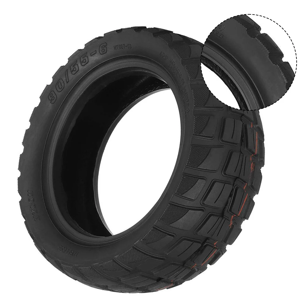 Electric Scooter Tubeless Tire 10 Inch Off Road 90/55 6 Size 10x3 0 Replacement Tire Compatible with Various Models