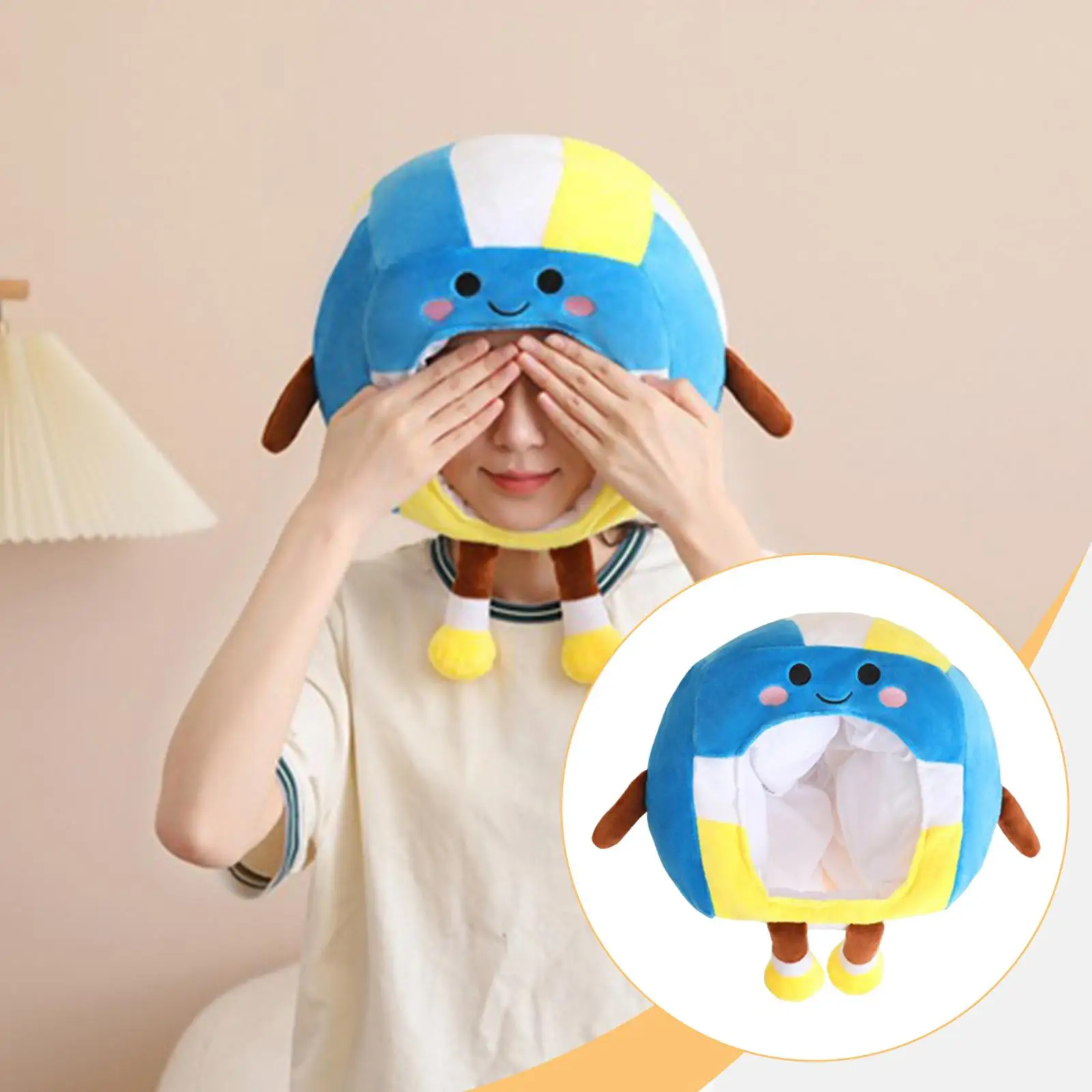 

Volleyball Cosplay Headgear Headpiece Costume Hat 32x40cm Photography Props for