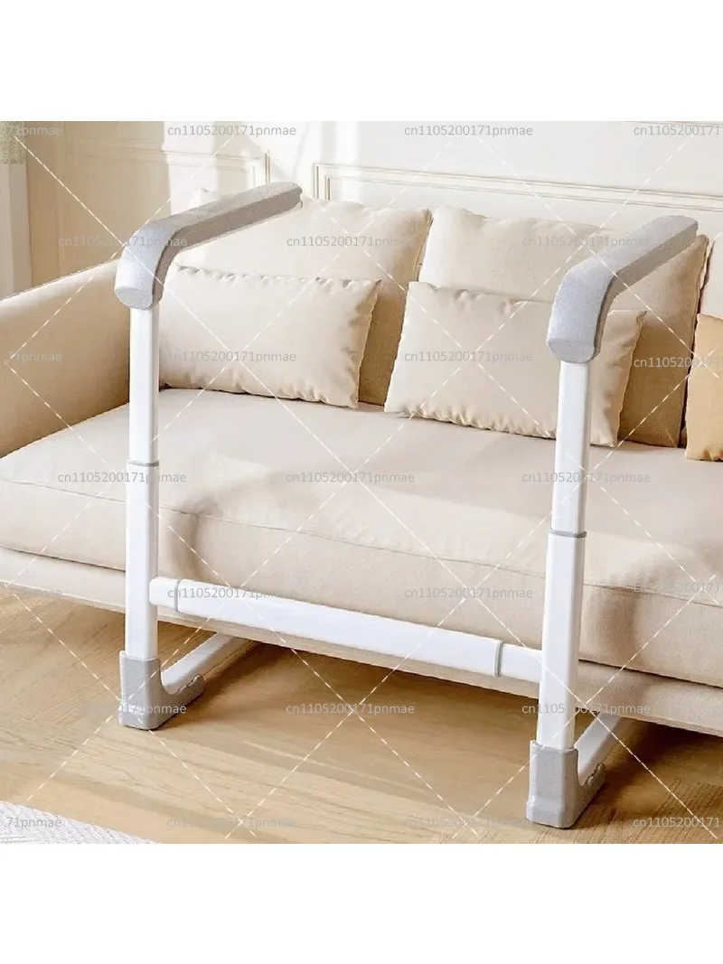 Height Adjustable Sofa Armrest Assist Rail Elderly Support Stand Anti-Slip Safety Grab Bar for Bedside Couch