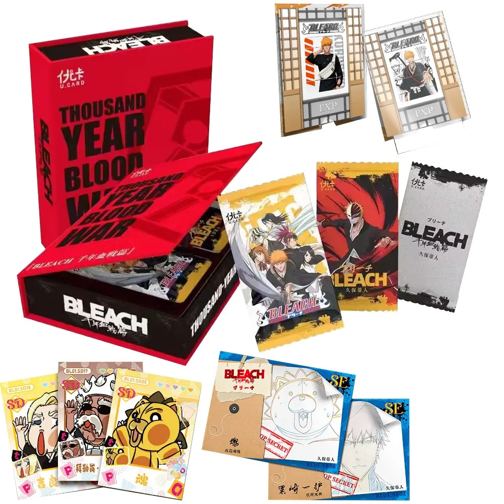 Anime Bleach Cards Chainsaw Man Card Overlord Card Collection Anime Characters Anime Games Card Box Children Birthday Gift