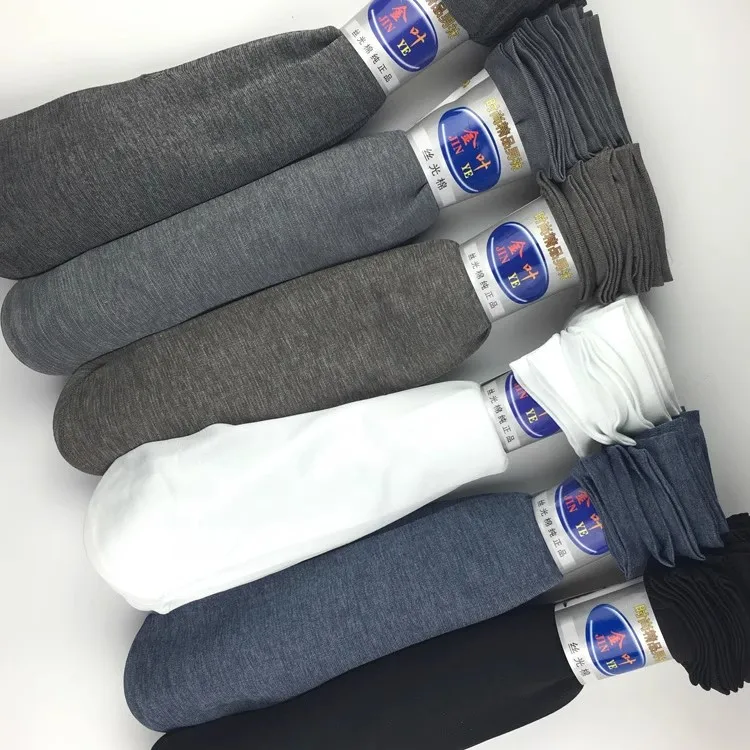 30 paia di calzini trasparenti da uomo calzini estivi in seta traspirante sport calzini lunghi ultrasottili business casual caviglia solida Sox Meias