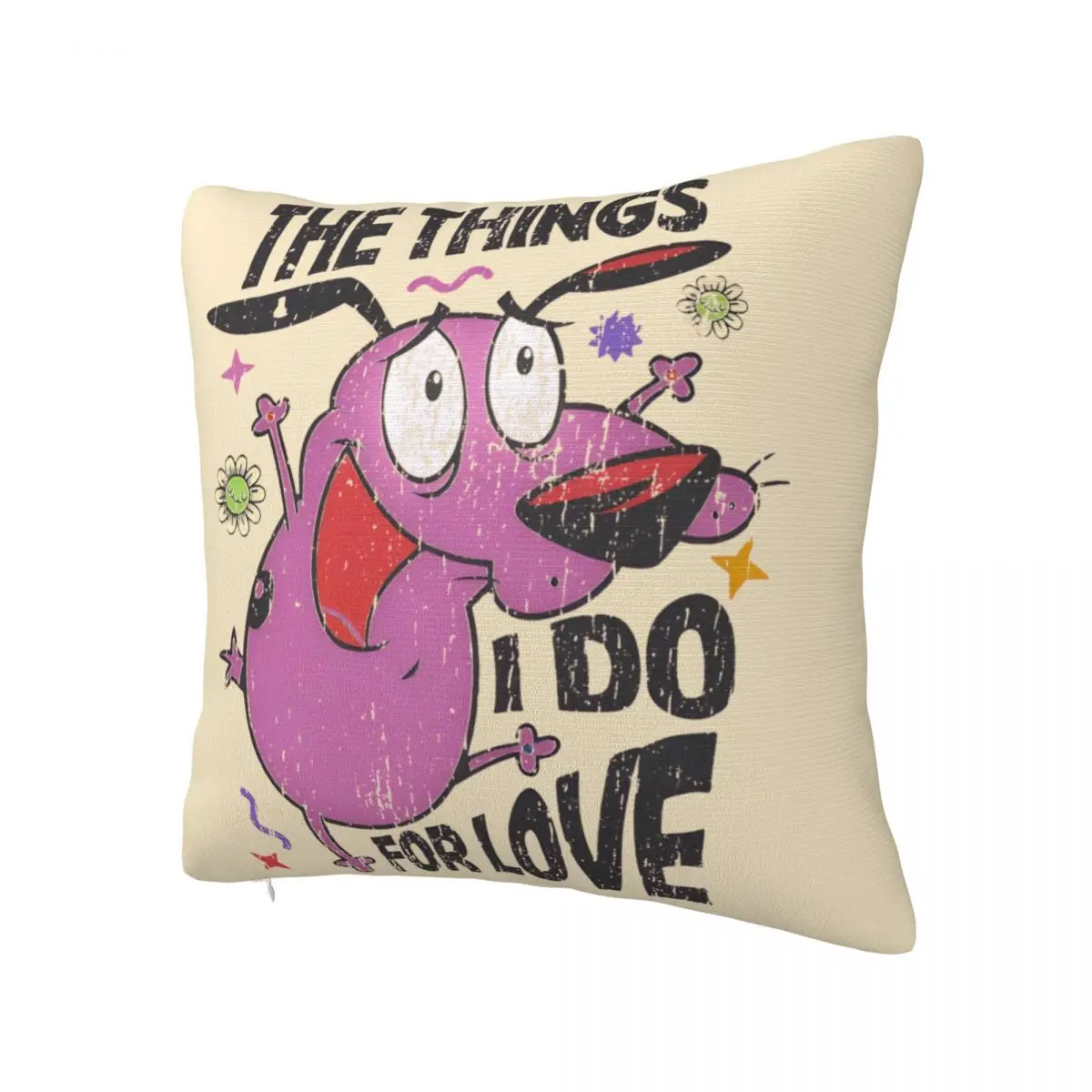 C-Courages Dog I Do For Love Pillowcase Printing Polyester Cushion Cover Gift Throw Pillow Case Cover Home Drop Shipping 40*40cm