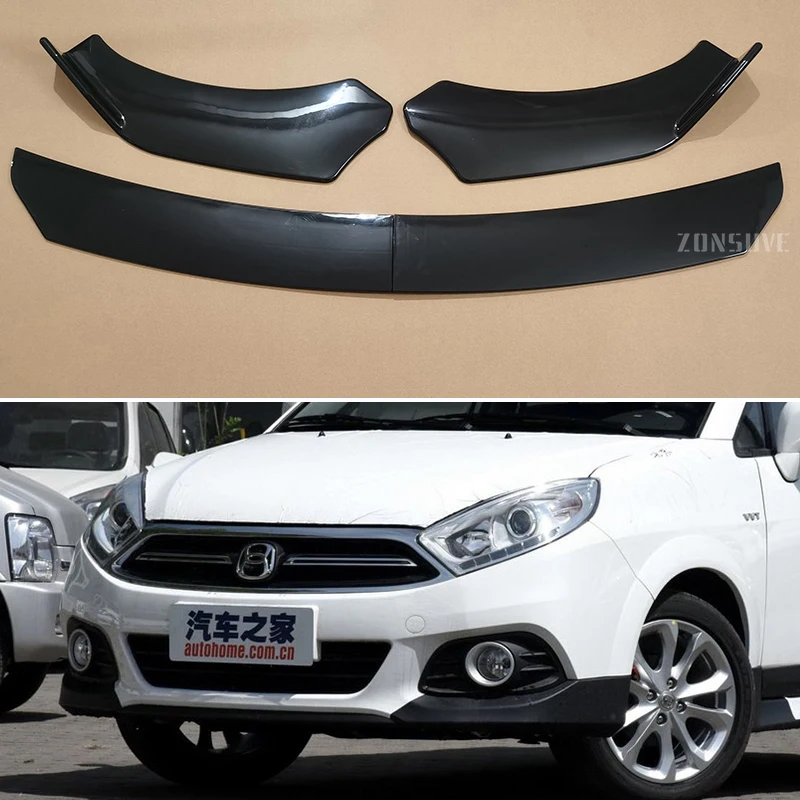 

Universal 4pcs For Suzuki Liana Aerio A6 2014--2016 Year Front Bumper Lip Splitter Spoiler Body Kit Accessories
