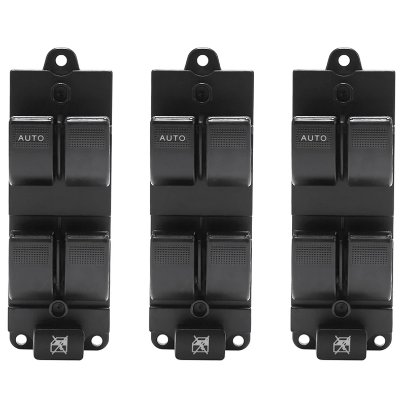 3X New Electric Left Front Side Power Window Switch Fit For Mazda 6 2003-2005 BL4E-66-350A