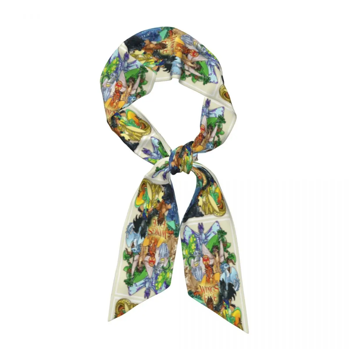 Wing Of Fire All Dragon (17) Women Long Narrow Scarf Soft Skinny Scarf Multi-use Neck Head Wrap for Office Daily Party