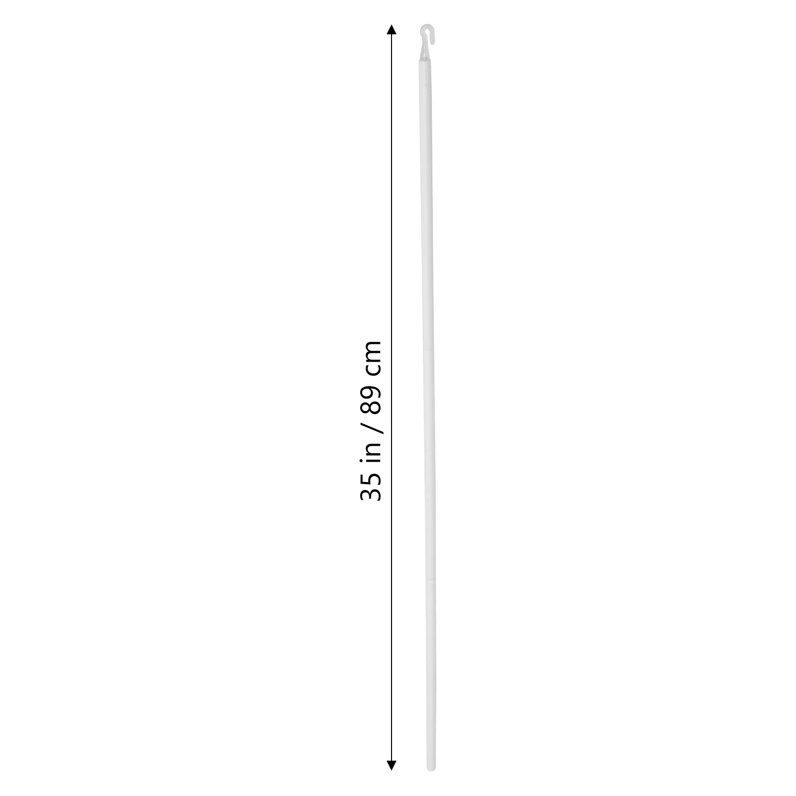 6 stks PP Stick voor Verticale Jaloezieën Onderdelen Pull Vervanging Tilt Rod Stick Hook Blind Vervanging Hook Verticale Blind Rod