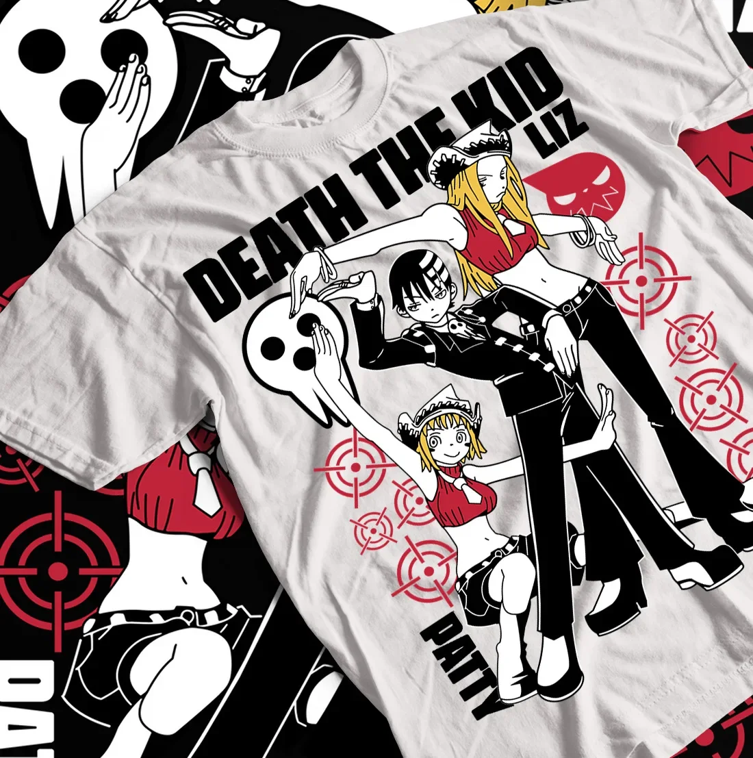 

Soul Eater T-Shirt Death the Kid Japanese Anime Black Star Gift Shirt All Size