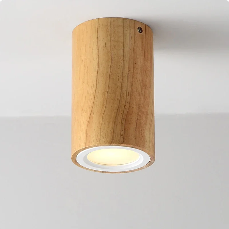 Japanese Wabi-sabi Ceiling Light Wooden Lighting Fixture Art Home Decor LED Chandelier for Living Room Bedside Balcony Staircase