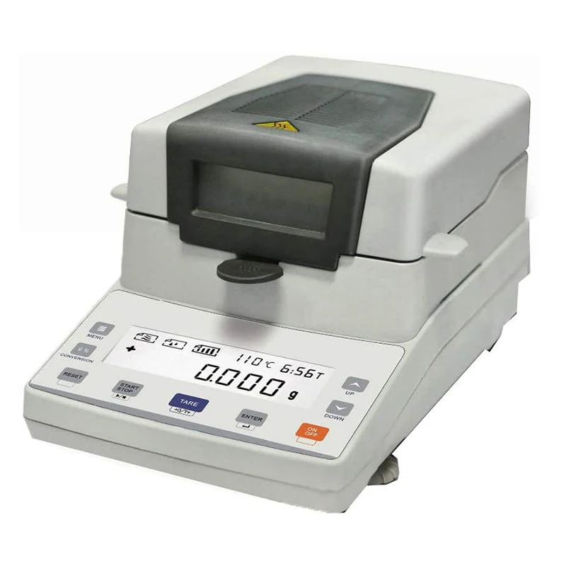 

High Precision Halogen Moisture Analyzer Tester with Capacity 110g Readability 1mg