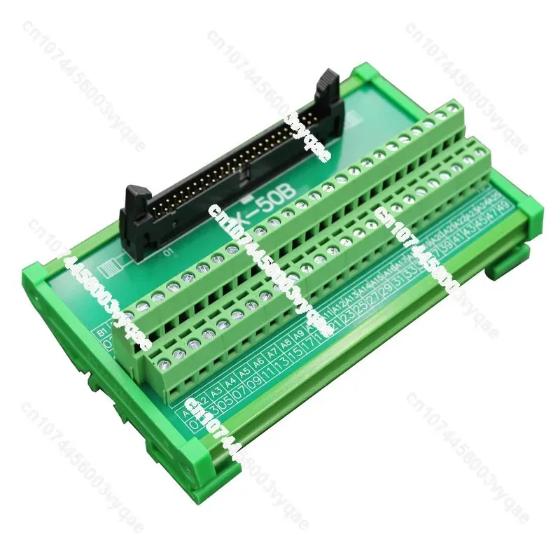 IO universal numerical control machine tool splitter module terminal block wiring row 50 core 40FX-50B