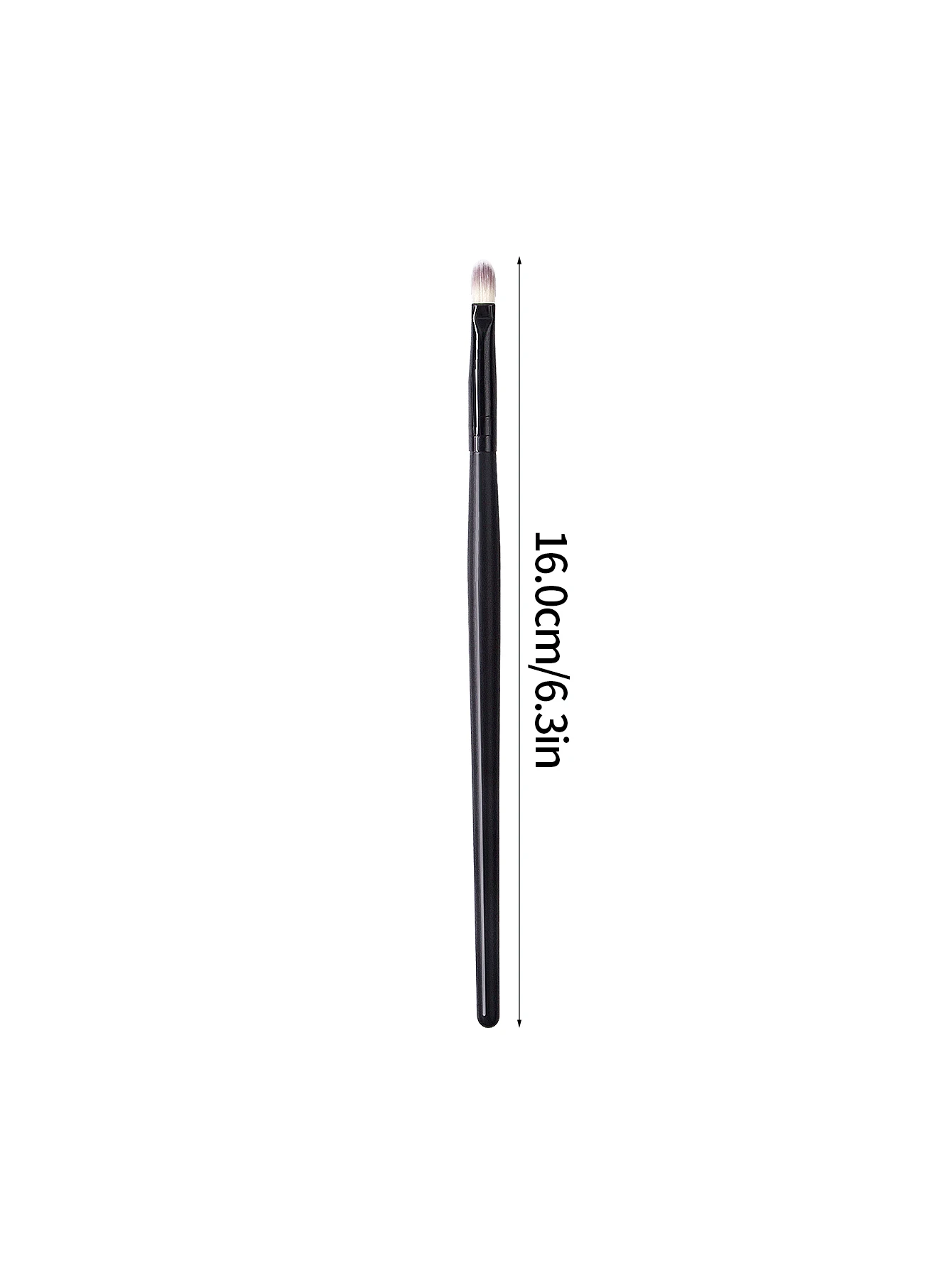 Conjunto de pincéis de maquiagem profissional, 6 peças, corretivo labial, detalhe, sombra, delineador, escova com cabo de madeira, ferramentas de beleza