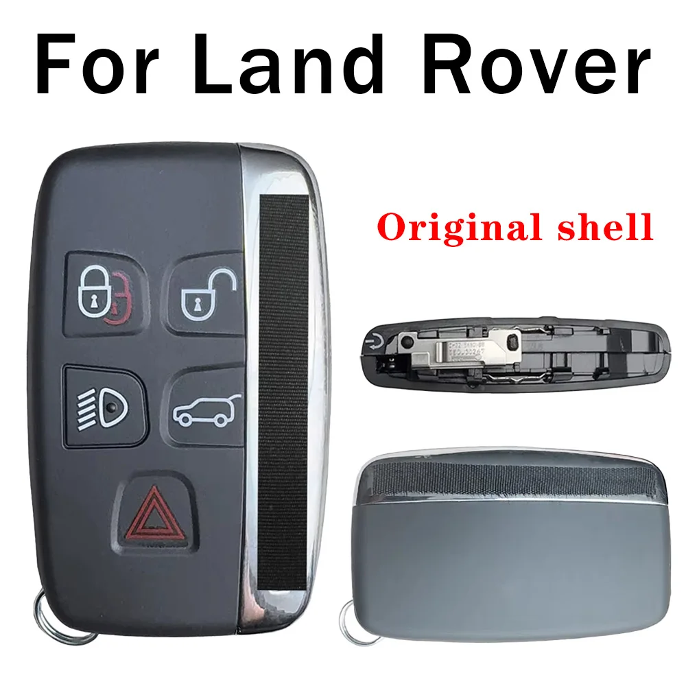 Para land rover range rover sport evoque discovery 4 lr2 lr4 capa de substituição original 5 botão oem caso chave do carro escudo