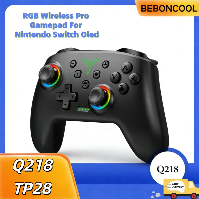 BEBONCOOL Wireless Controller For Switch2 /Switch Console Gamepad with 600 / 1000Mah Rechargeable Battery Programmable Function