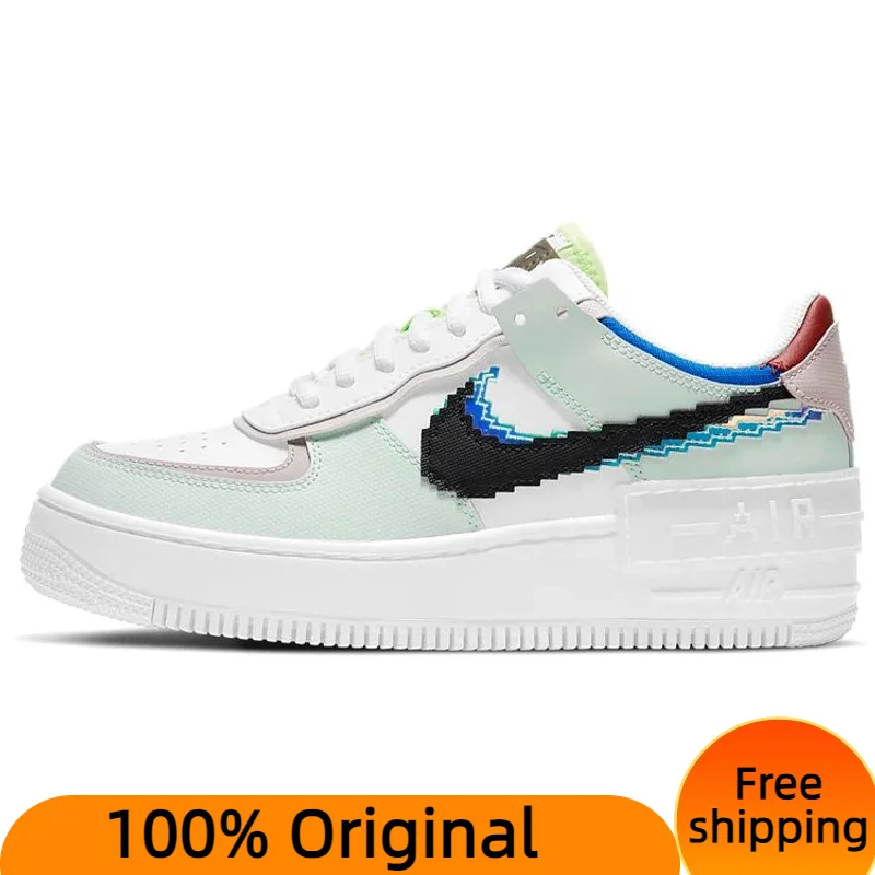 

Nike Air Force 1 Low Shadow 8 Bit Barely Green Women's Sneakers shoes With Original Box