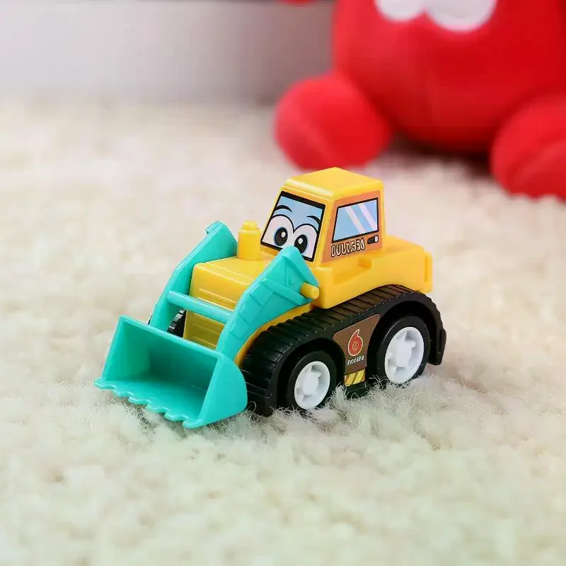 6pcs Car Model Toy Pull Back Car Toys Mobile Vehicle Fire Truck Taxi Model Kid Mini Cars Boy Toys Gift Diecasts Toy For Children