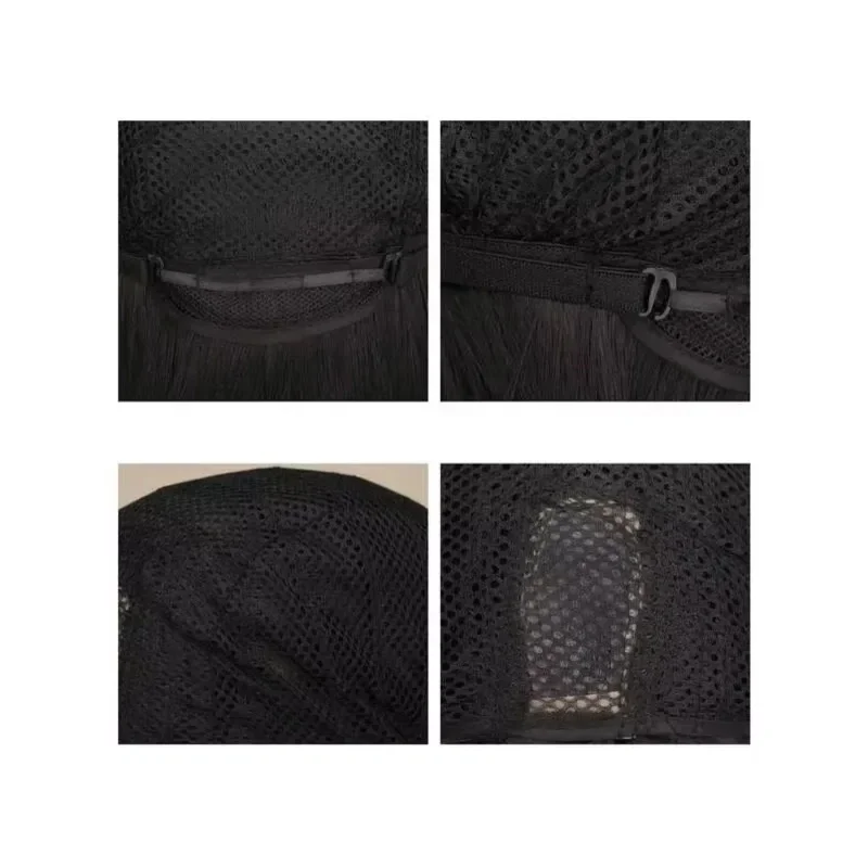 2025 aaa QQXCAIW Gothic Women Costume Long Black Wig Natural Cute Straight Wigs for Halloween