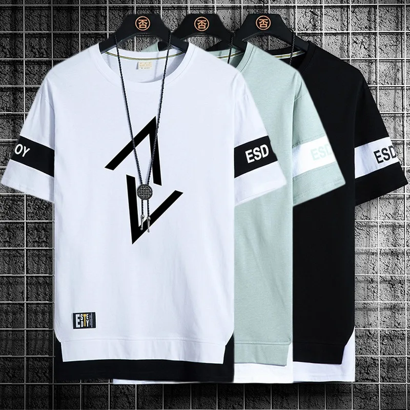

Summer Casual Graphics T Shirts For Men Japan Fashion Streetwear Print T Shirt Harajuku Short Sleeve Tops Tees Men Clothing