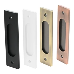 1 Set Barn Door Sliding Pull Handle Hardware W/screw Hidden Door Kitchen Drawer Pulls for Sliding Barn Doors Gates Garages Sheds
