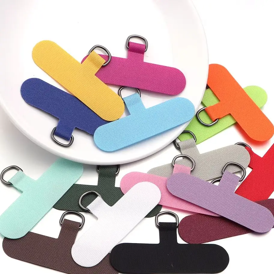5pcs/lot Nylon Phone Tether Tab Universal Cellphone Lanyard Safety Connector Detachable Phone Hanging Cord Patch Replacement