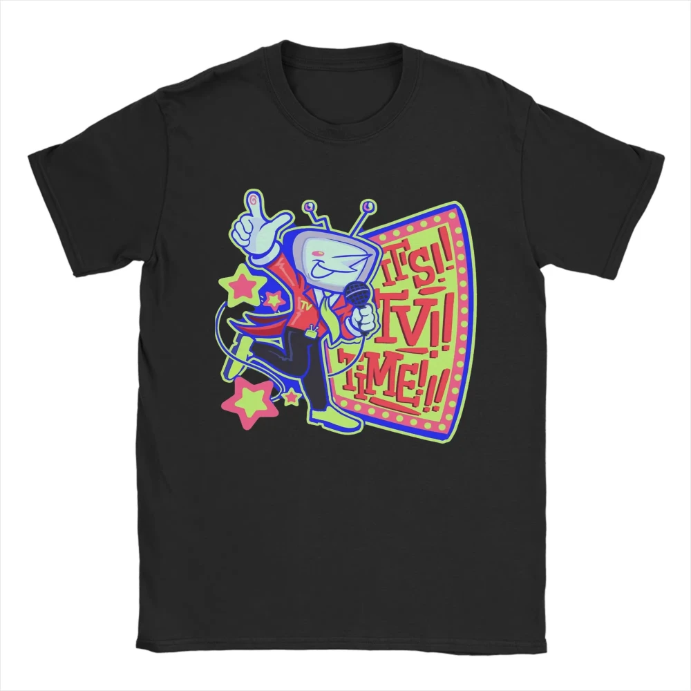 الصيف الرجال تي شيرت Deltarune 3 Tenna It Is TV Time المرأة تي شيرت الهيب هوب الشاطئ تيز الشارع الشهير فضفاض ملابس علوية من القطن فكرة هدية #1