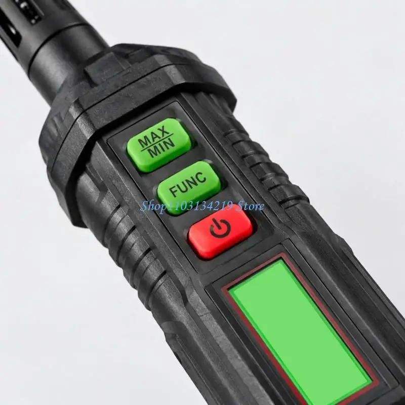 N5KC Handheld Climate Meter for Growing Areas, Wine Cellars and Storage Areas with Digital Screen, 4 Readings and High and Low
