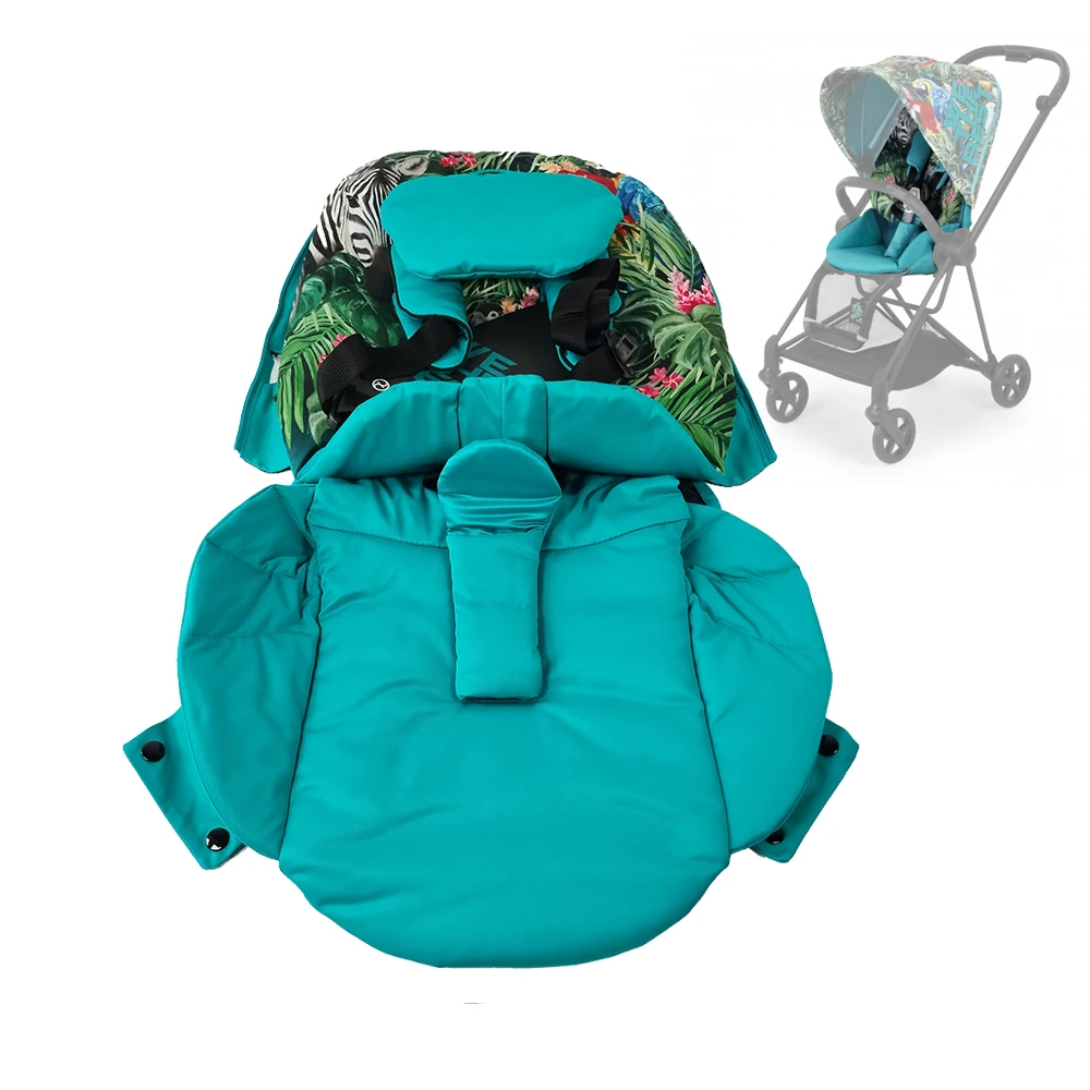 Stroller Seat Cover For Cybex Mios We The Best Buggy With Seat Cushion Back Fabric Shoulder Belt Headrest Baby Accessories