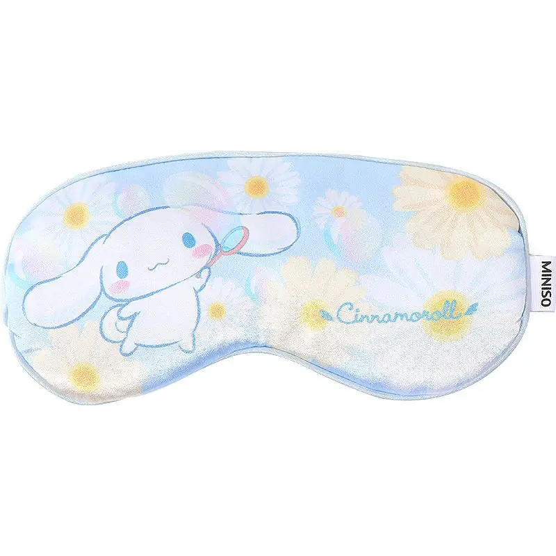 MINISO-Masque pour les yeux de dessin animé mignon, masque pour les yeux de sommeil, respirant, Sanurgente, Melody, Cinnamoroll, Kt Cat, Anime Kawaii, Blackout Break, Gift