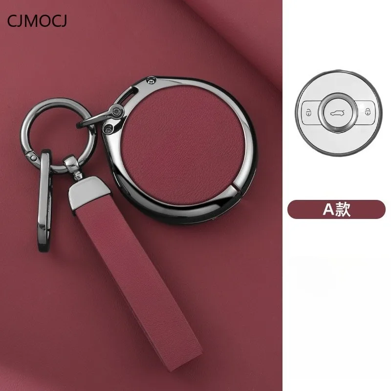 

Premium Zinc Alloy Key Cover Case for Smart #1 Brabus Pro Smart EQ Fortwo - Protective Key Fob Shell