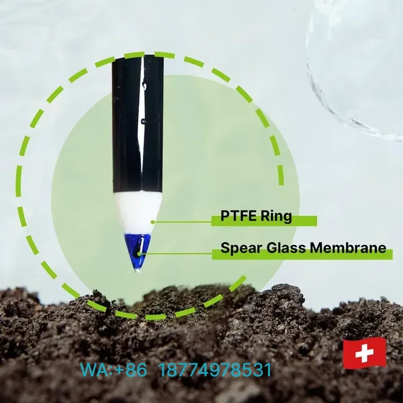 for NADE GS2 0.0-14.0 pH 0-50C Laboratory Soil pH Pen Tester with Spear Probe for Nutrient Solution and Soil Testing