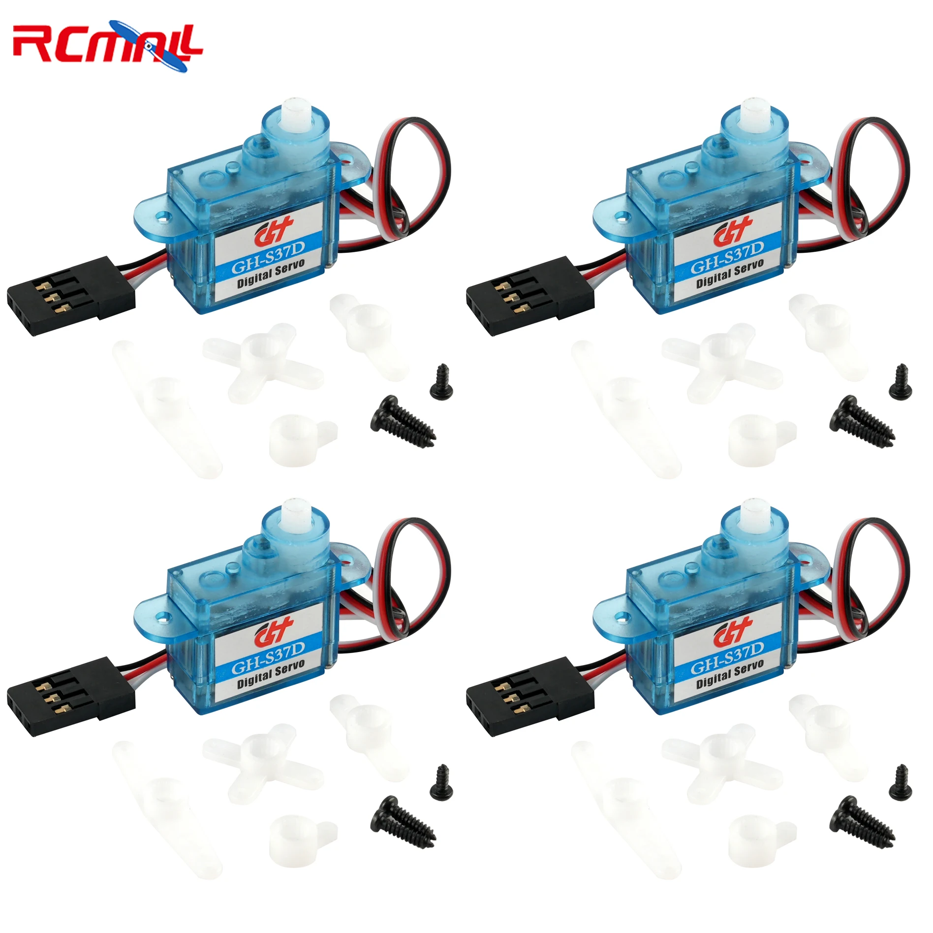

1/2/4PCS Super Light 3.7g Micro Servo mini Digital servo for Smart Car Control Aeromodelling Aircraft Flight Direction RC Plane