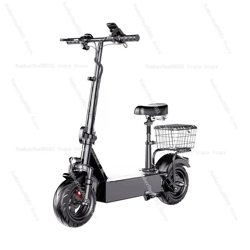

Electric scooter rideable for driving folding electric bike adult commuting mini two-wheeled electric moped