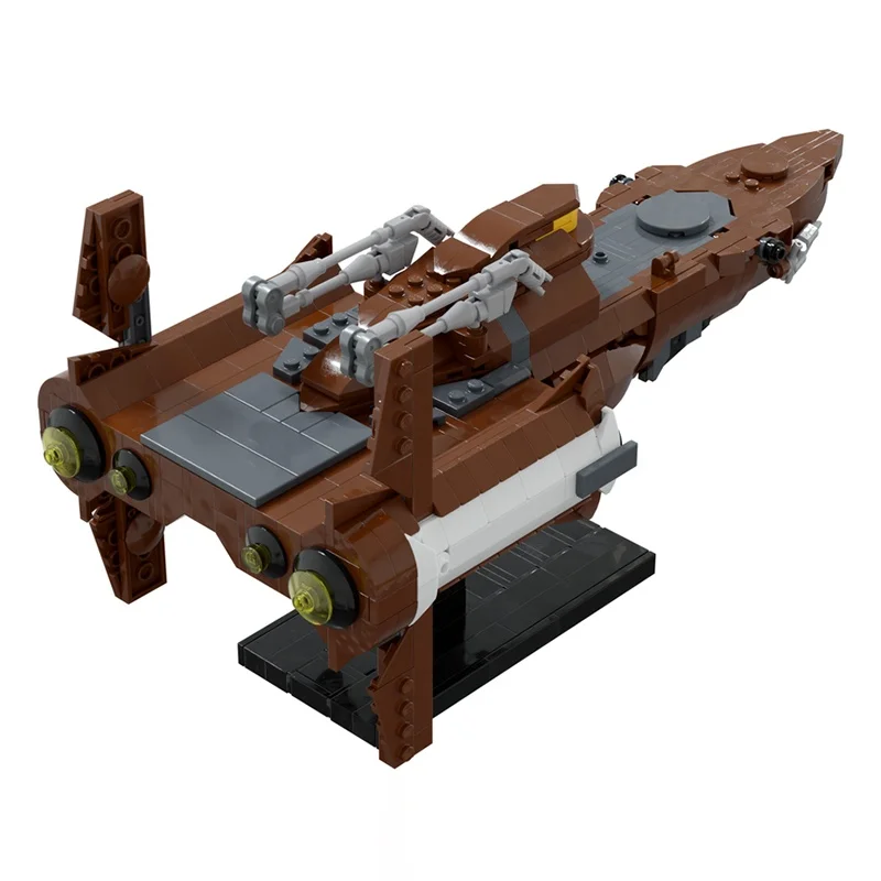 971 pz MOC Il Bebop Spazio Modello Building Blocks Architettura Assemblare Idea FAI DA TE Regali Di Natale Giocattoli Educativi Mattoni Per Bambini