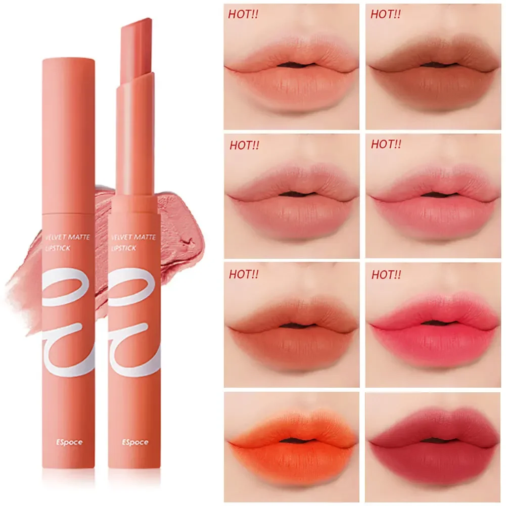 

Nude Series - Matte Velvet Lipstick Waterproof Long Lasting Red Lipstick Non Stick Makeup Lipstick Cosmetic Makeup 12 Colors