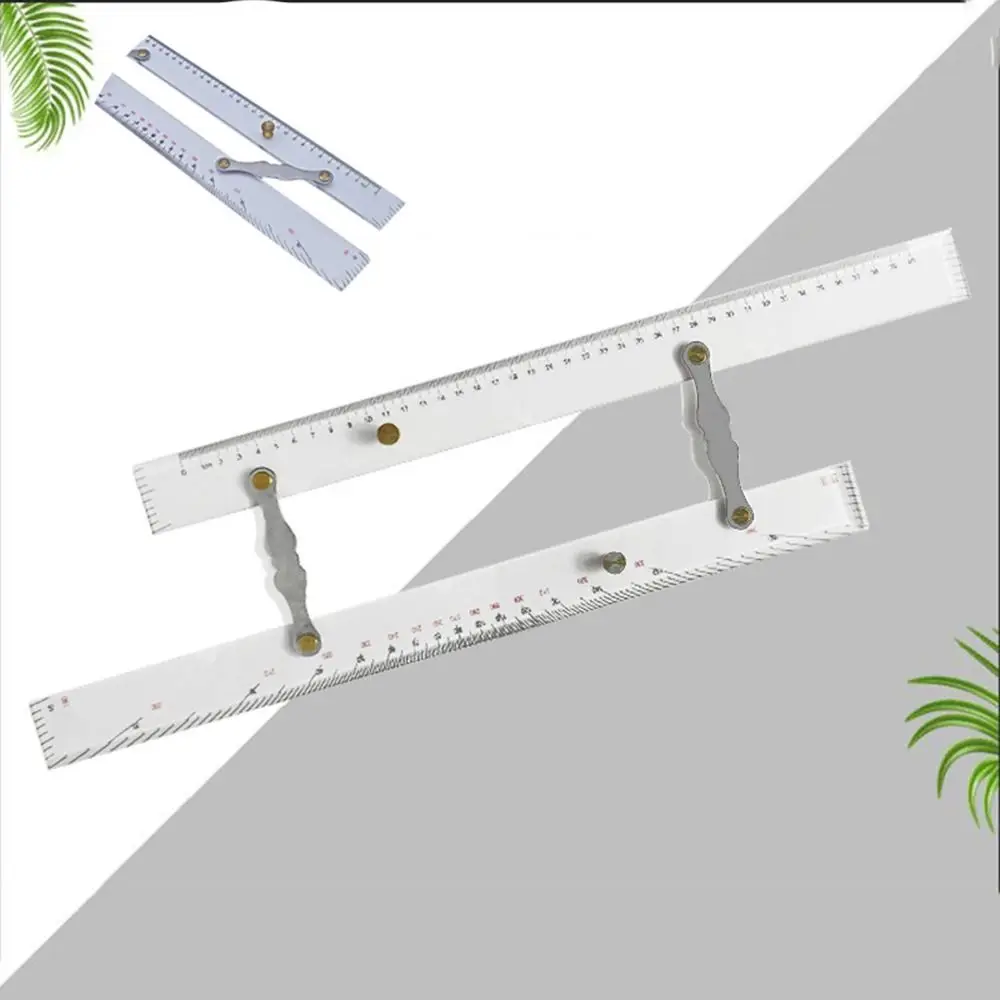 Marine Navigation GPS Plotter Parallel Ruler Nautical Navigation Parallel Ruler for Boat Sea Chart Measuring Divider