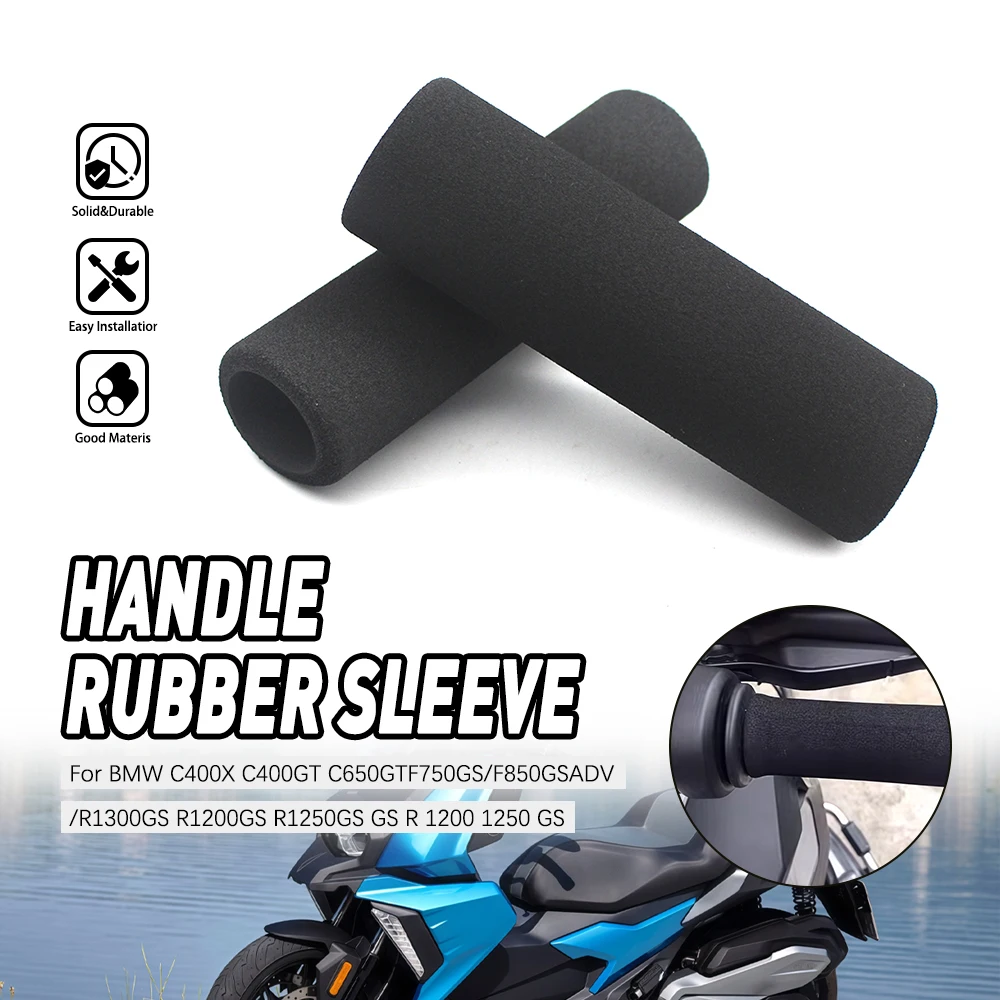 

2pcs Motorcycle Motorbike Anti Vibration Handle Bar Foam Comfort Slip Over Grips For BMW R1250GS R1200GS LC ADV F750GS F850GS