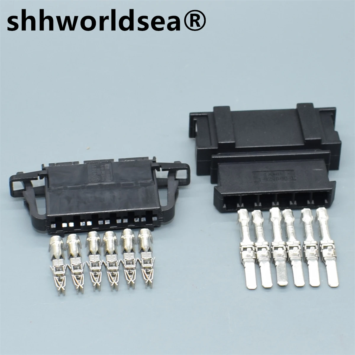 

shhworldsea 6 Pin Automotive for VW Male Electrical Plug Wiring Harness Connector Socket 1J0 972 706 1J0972706