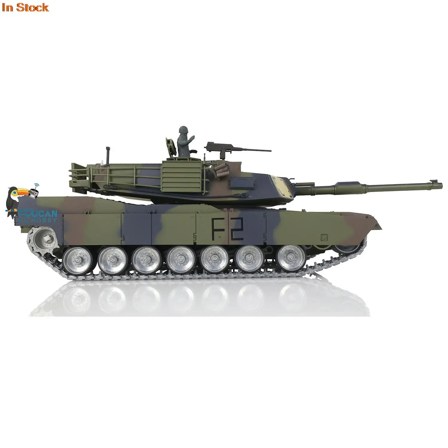 HENG-tanque a control remoto personalizado, 1/16, 7,0 Abrams, FPV, 3918, 360 °, barril de torreta, retroceso, juguetes del ejército, unidad BB, TH17823-SMT4 de tiro