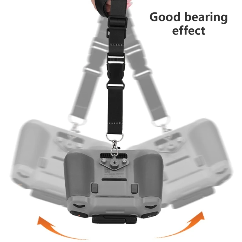 Pengontrol Jarak Jauh UAV Sabuk Gantung Panjang Dapat Disesuaikan dengan Desain Ergonomis Gesper Logam untuk Air 3 D46B