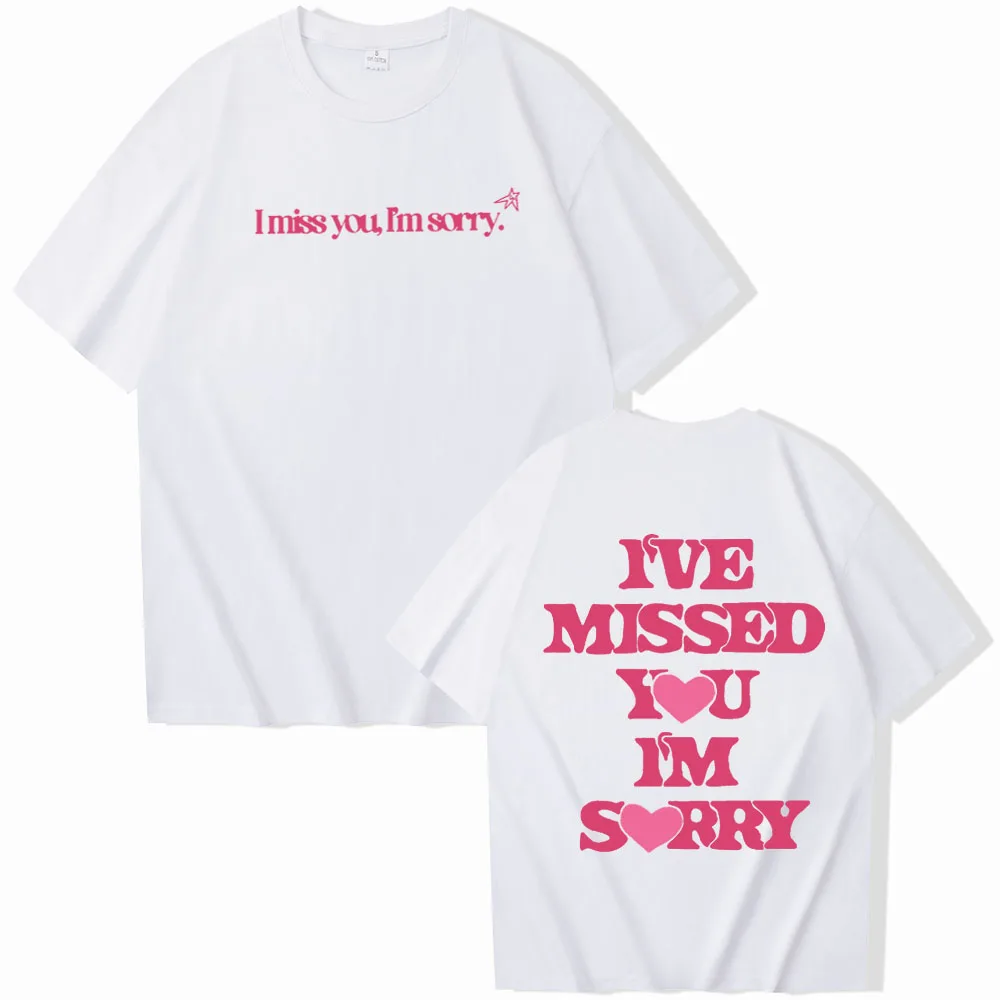 Gracie Abrams I Miss You I'm Sorry Shirt Gracie Abrams Shirt Gift for Gracie Abrams Fan Pullover Tops Streetwear