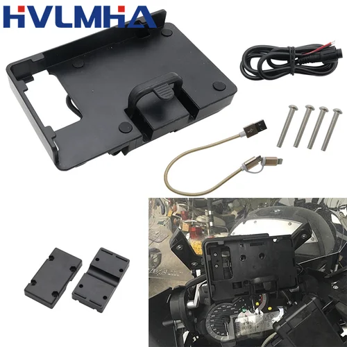 Imagen 2 del producto Soporte de teléfono R1250GS Adventure para BMW R1200GS Adv GS1200 gs1250 LC F700GS F800GS soporte de navegación cargador USB