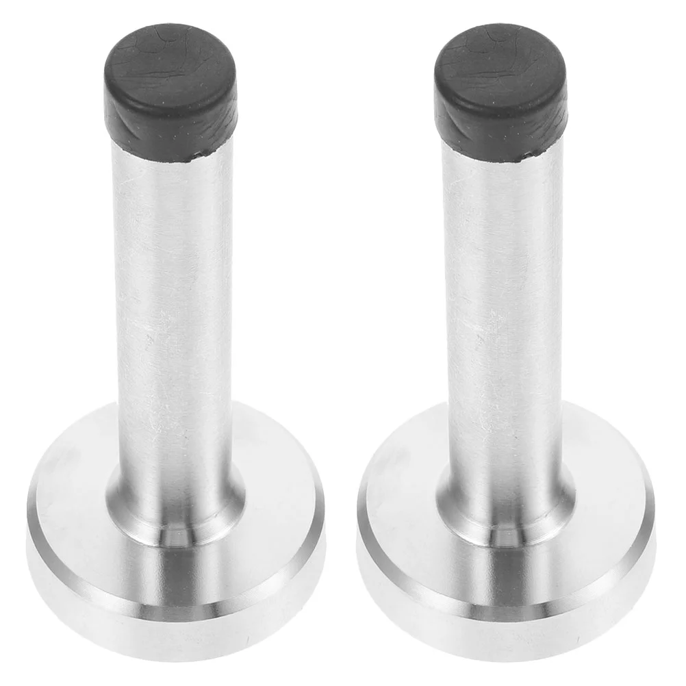 2 Pcs Doorstop Stoppers for Skirtings Bottom of Security Wall Protector Stops Anti-collision Small